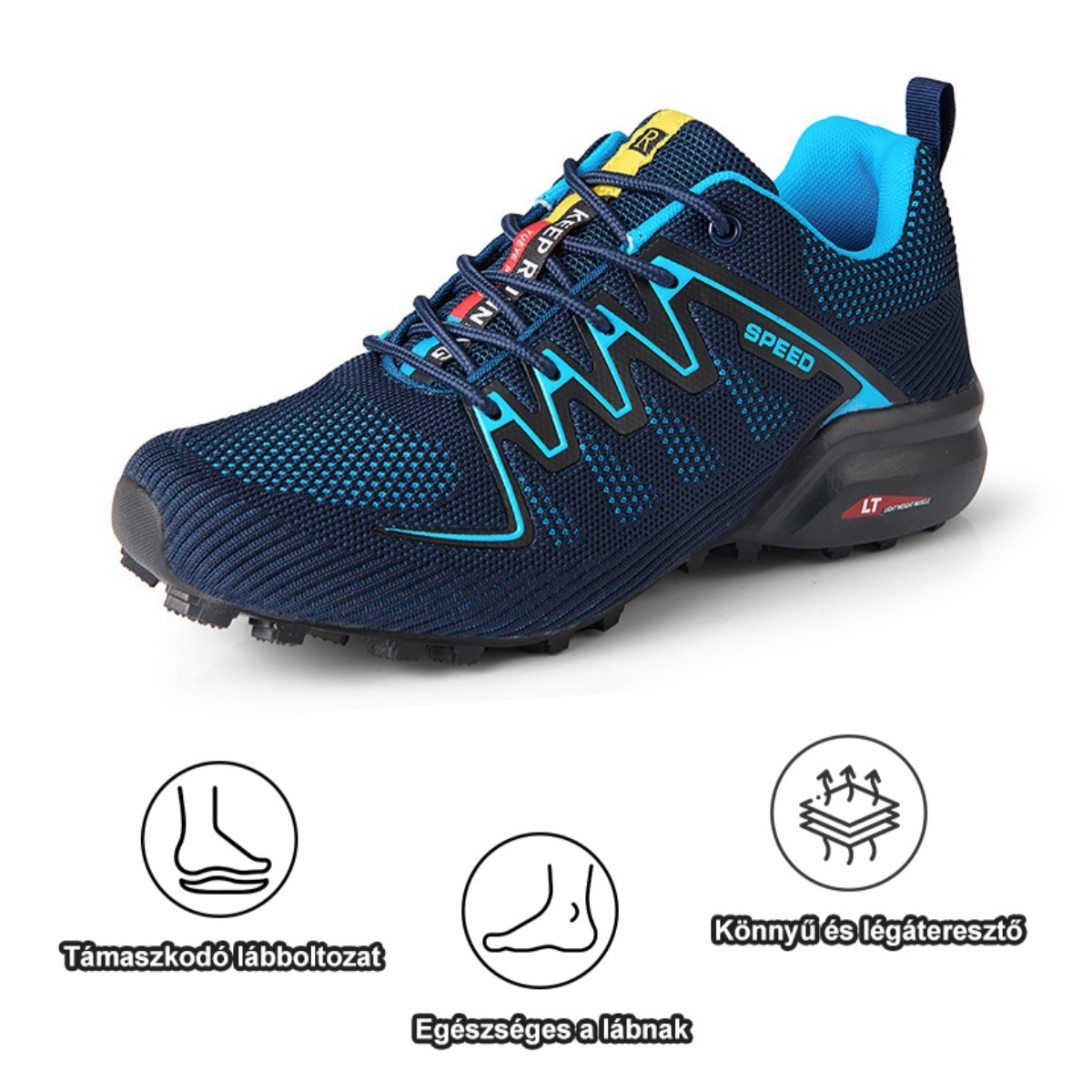 Ergonomikusan tervezett ortopéd cipő hát-, ízületi és lábfájdalmakra - minden férfi számára alkalmas