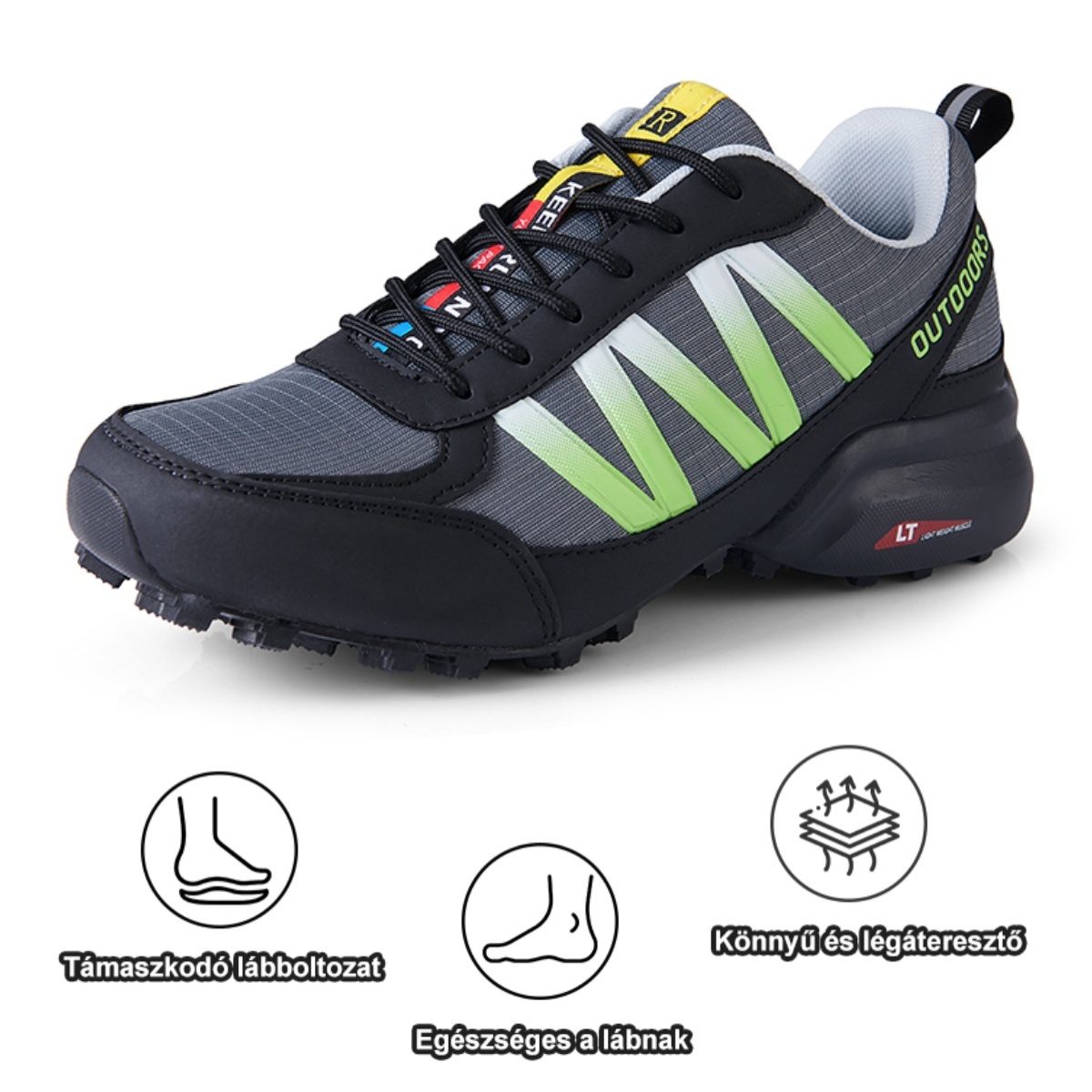 Ergonomikusan tervezett ortopéd cipő hát-, ízületi és lábfájdalmakra -