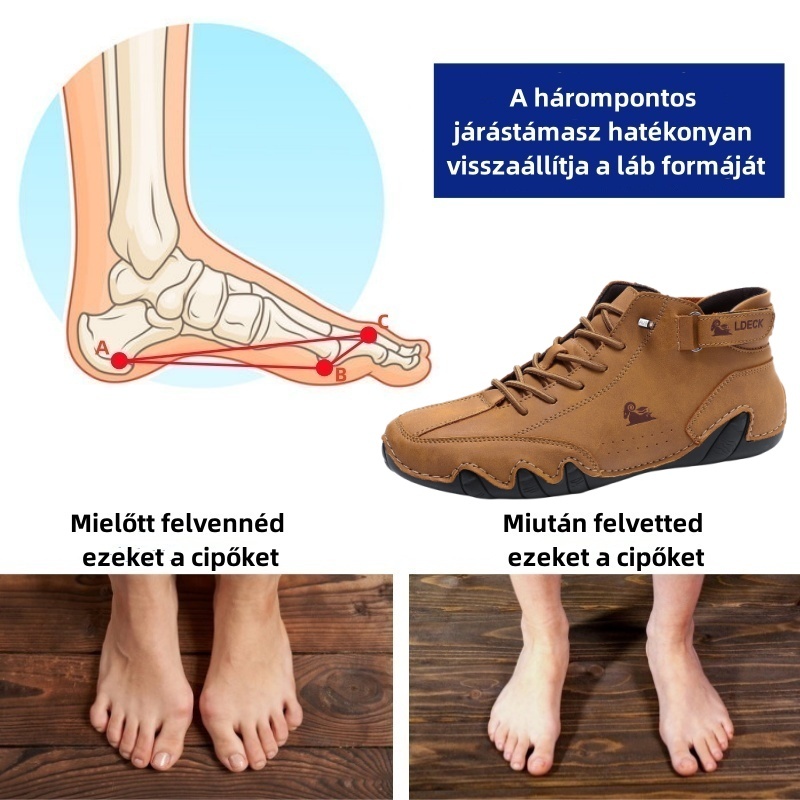 Baralen® - Ergonomikus, vízálló, fájdalomcsillapító bőr ortopéd cipő - Uniszex