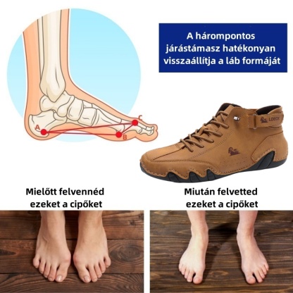 Baralen® - Ergonomikus, vízálló, fájdalomcsillapító bőr ortopéd cipő - Uniszex
