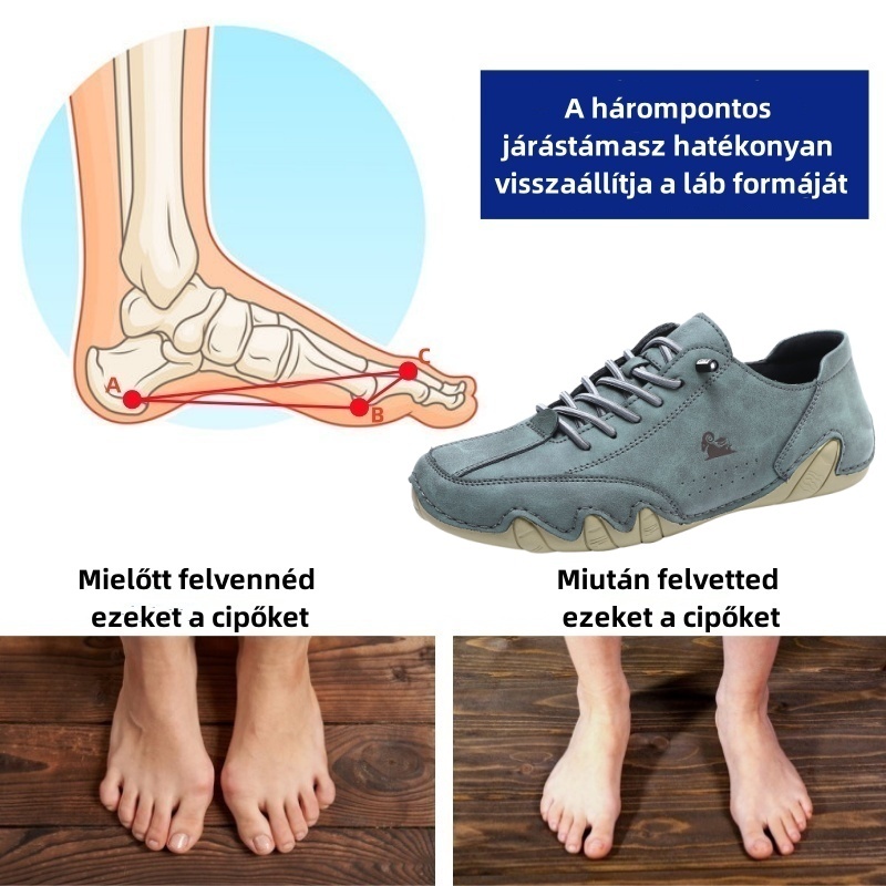 Baralen® - Ergonomikus, vízálló, fájdalomcsillapító bőr ortopéd cipő - Uniszex