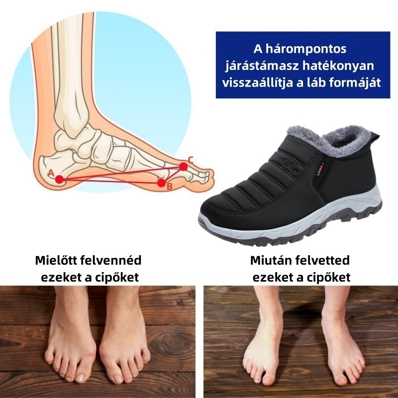 Baralen® - Ergonomikus téli ortopéd cipő láb-, térd- és hátfájásra - Uniszex