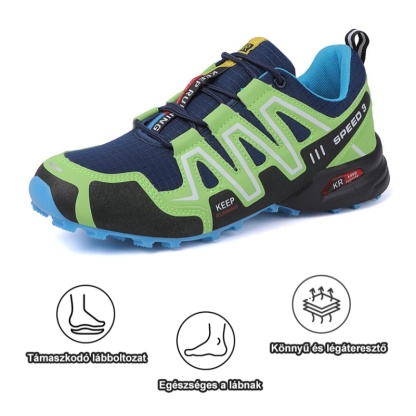 Ergonomikusan tervezett ortopéd cipő hát-, ízületi és lábfájdalmakra - unisex