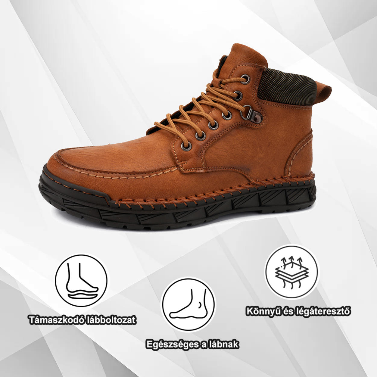 (🔥50% kedvezmény még ma – fogd meg!) Prémium, stílusos ortopéd cipők 👞 - Ergonomikus kialakítás a fájdalomcsillapításért