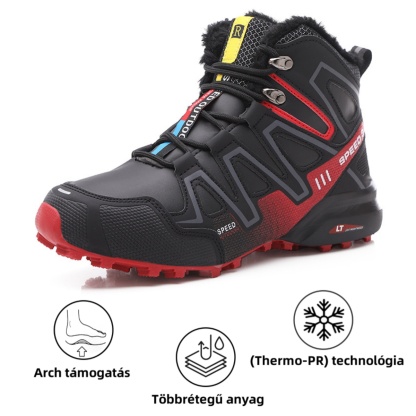 Téli stílusú, ergonomikus kialakítású ortopéd cipő hát-, ízületi és lábfájdalmakra - unisex