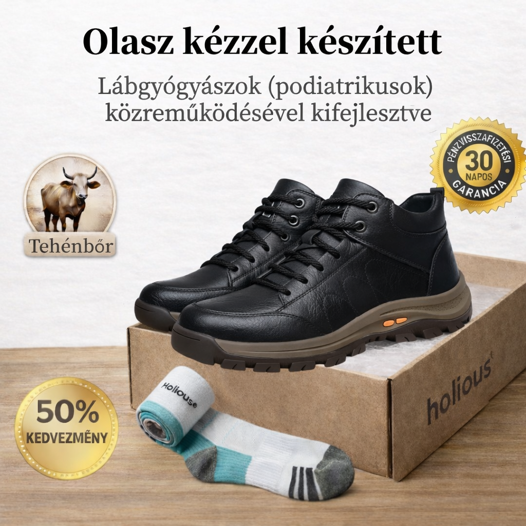 🎁50% kedvezmény az utolsó napon, ne hagyd ki⏰Ausztrál borjúbőrből készült🐂Lábtámasz - enyhíti a lábfájdalmakat✅Vízálló és csúszásmentes, kényelmes járni.