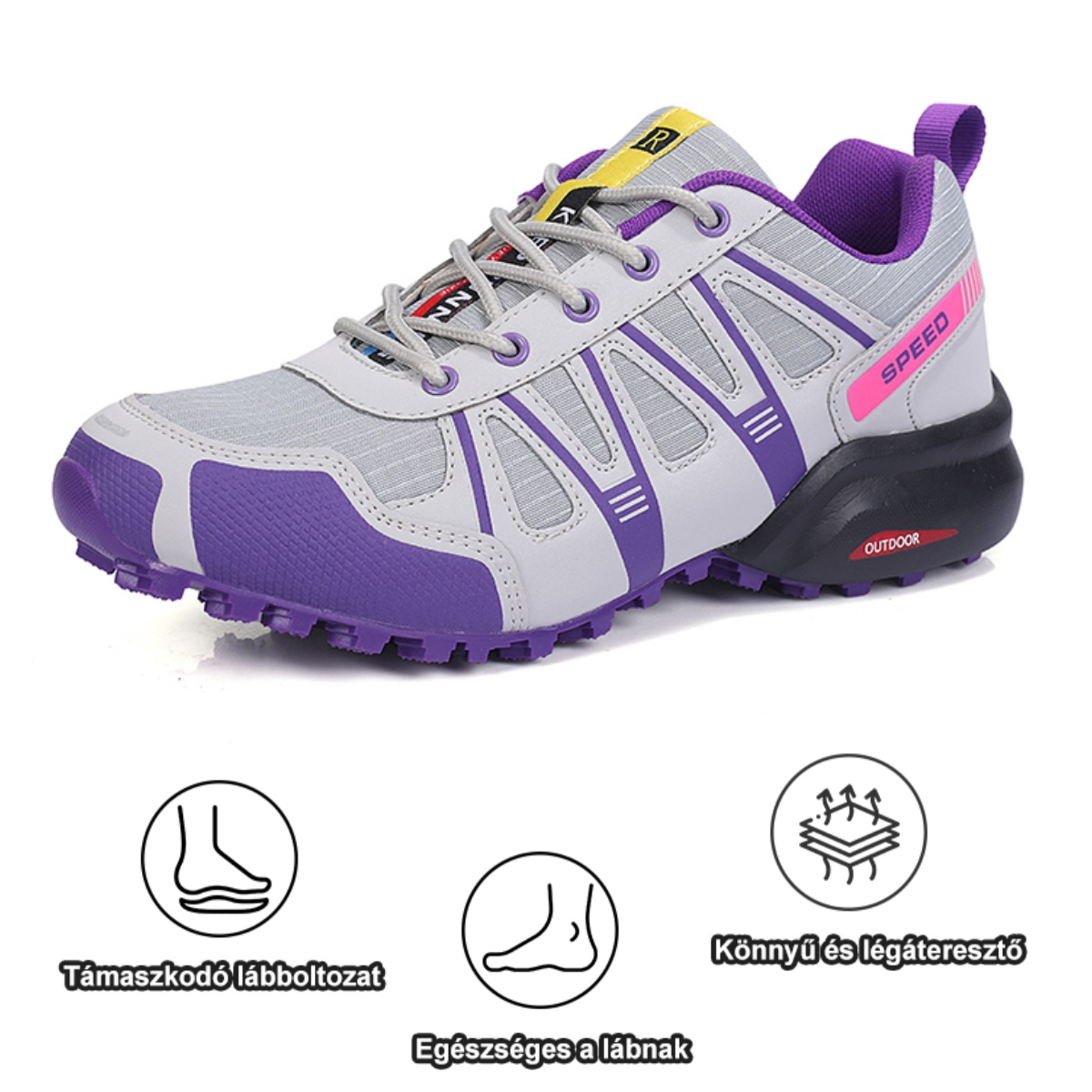 Ergonomikusan tervezett ortopéd cipő hát-, ízületi és lábfájdalmakra - minden nő számára alkalmas