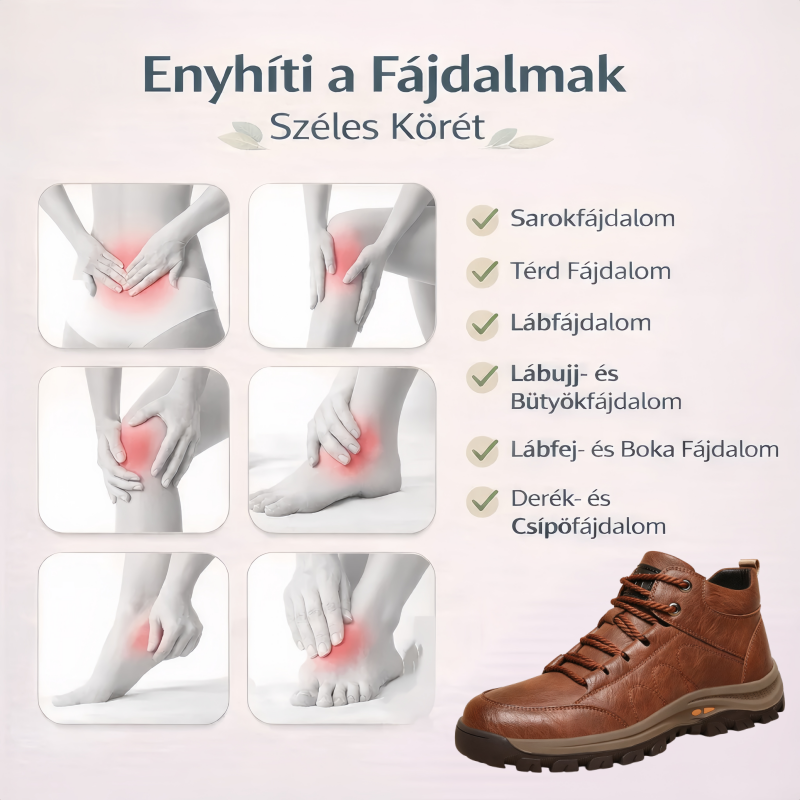 🐂【Intelligens talpbetétek】✅Prémium bőr + kézzel varrott - Férfiaknak kötelező darab🔴Hordozható lábápoló✅Vízálló és csúszásmentes