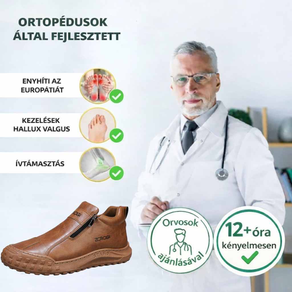 Holious® ortopéd cipő – puha valódi bőr, nyugodt és kényelmes járás