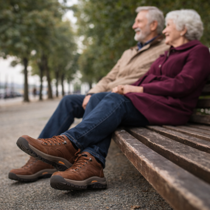 🐂【Intelligens talpbetétek】✅Prémium bőr + kézzel varrott - Férfiaknak kötelező darab🔴Hordozható lábápoló✅Vízálló és csúszásmentes