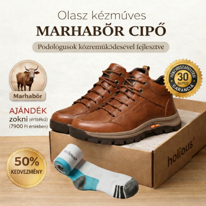 🐂【Intelligens talpbetétek】✅Prémium bőr + kézzel varrott - Férfiaknak kötelező darab🔴Hordozható lábápoló✅Vízálló és csúszásmentes