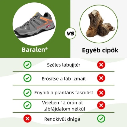 Ergonomikusan tervezett ortopéd cipő hát-, ízületi és lábfájdalmakra - minden férfi számára alkalmas
