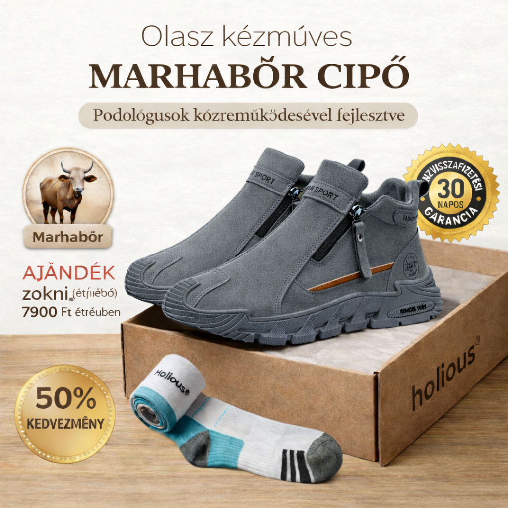 🔥 Ma 50% kedvezmény – ne maradj le! Holious®🐂Olasz kézműves ortopéd cipő ✅a lábfájdalom enyhítésér