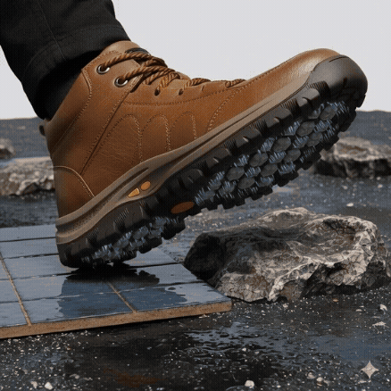 🟤 Kézzel varrott olasz borjúbőr cipő｜🦶 boltozattámasztás, csökkenti a járás közbeni terhelést ｜💧 vízálló és csúszásmentes ｜🌬️ melegen tart és nem izzaszt