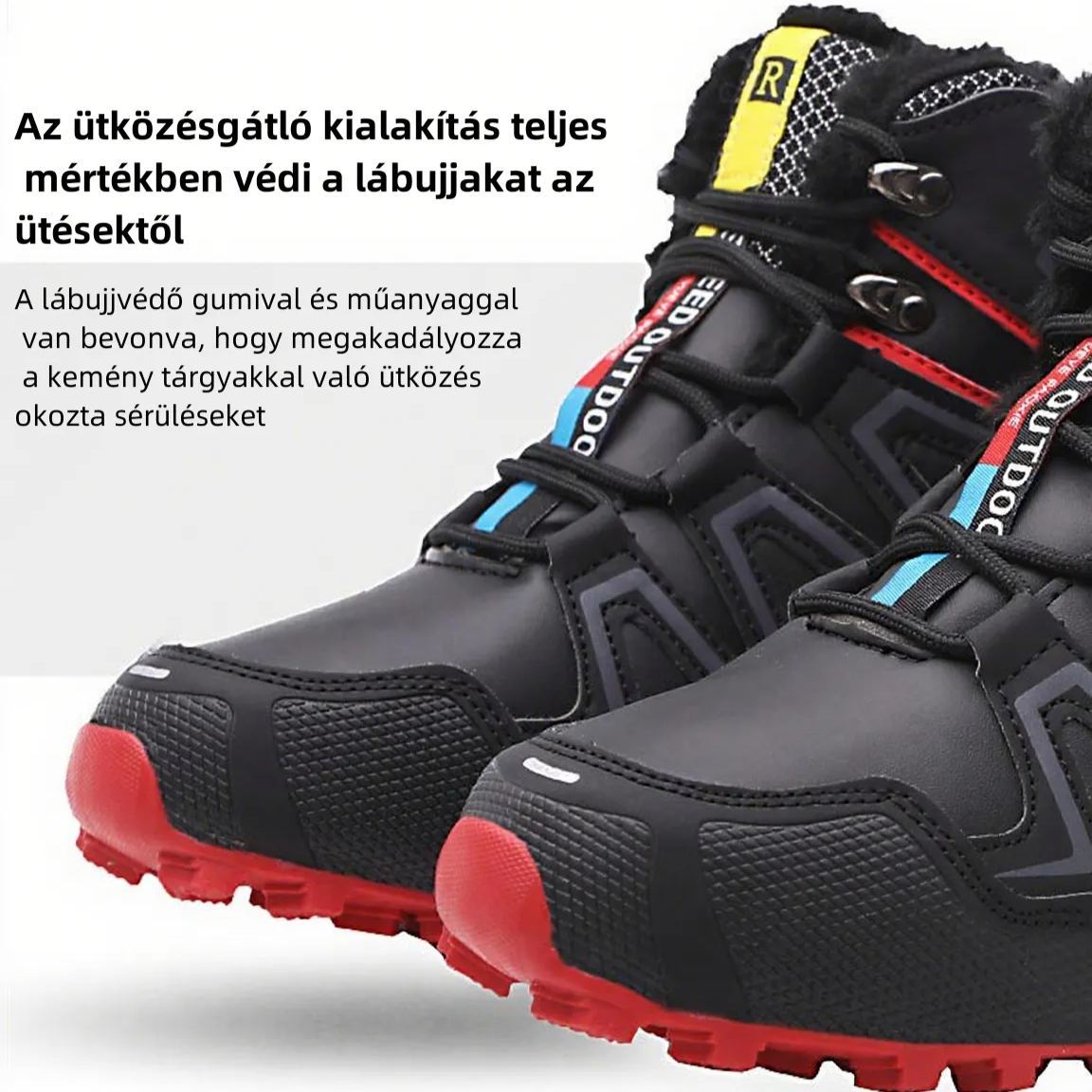 Téli stílusú, ergonomikus kialakítású ortopéd cipő hát-, ízületi és lábfájdalmakra - unisex