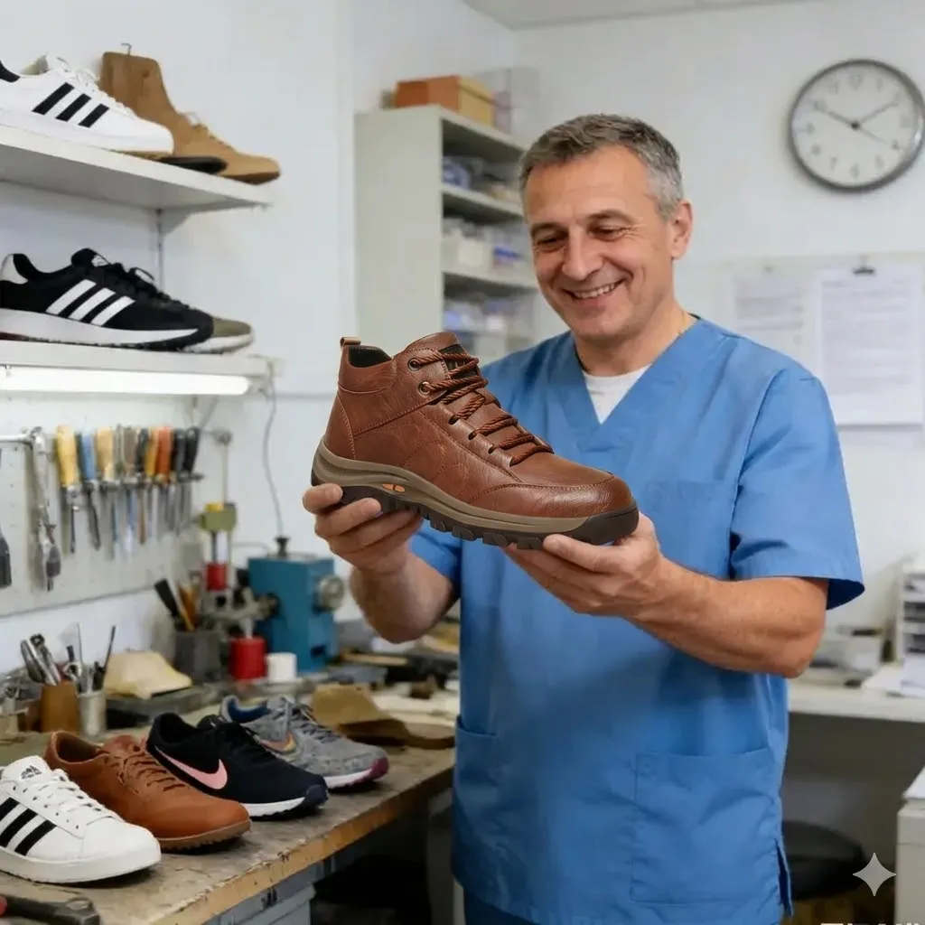 🟤 Kézzel varrott olasz borjúbőr cipő｜🦶 boltozattámasztás, csökkenti a járás közbeni terhelést ｜💧 vízálló és csúszásmentes ｜🌬️ melegen tart és nem izzaszt