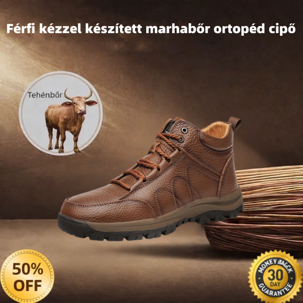 🎁50% kedvezmény!🐂 Ortopédiai kényelmes cipő olasz borjúbőrből 🦶 Lábboltozat-támasz a lábnyomás csökkentése érdekében ✅ Csúszásmentes talp a stabil és kényelmes járáshoz