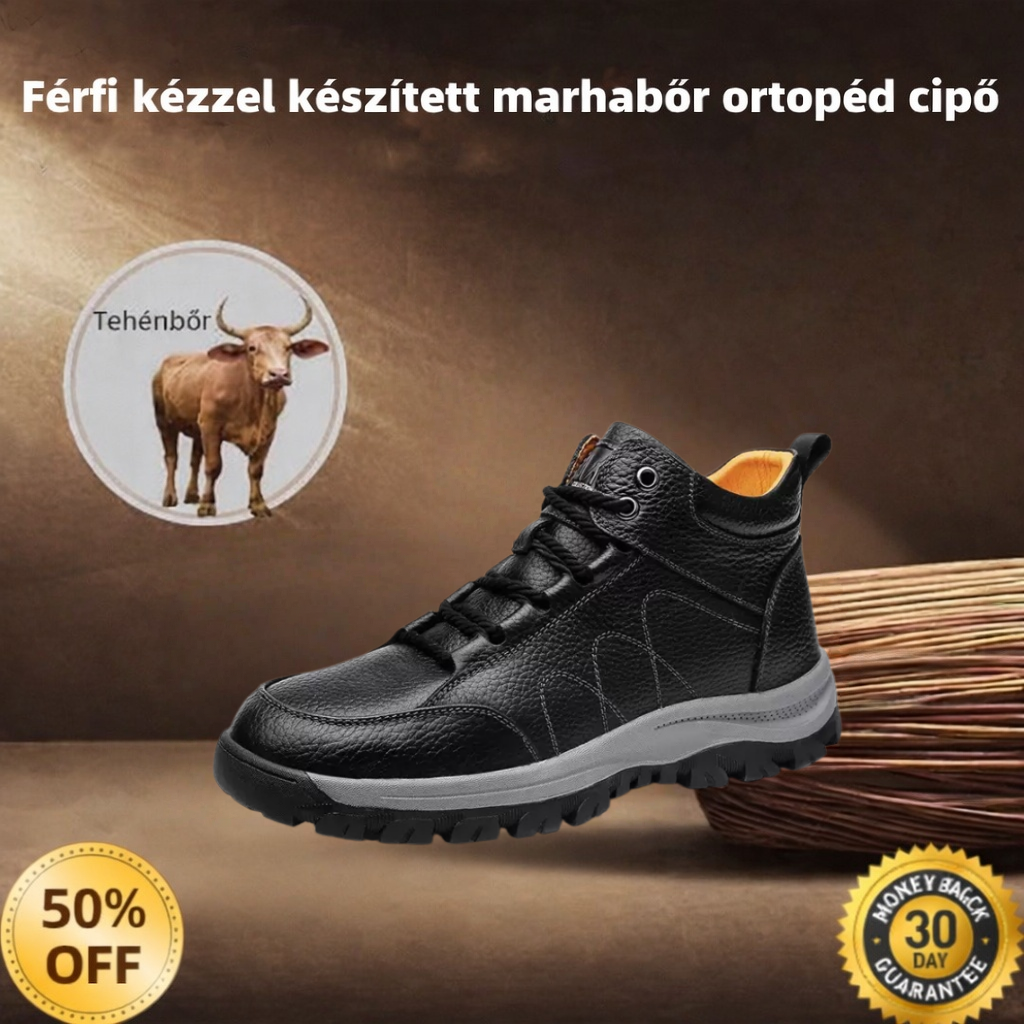 🎁50% kedvezmény!🐂 Ortopédiai kényelmes cipő olasz borjúbőrből 🦶 Lábboltozat-támasz a lábnyomás csökkentése érdekében ✅ Csúszásmentes talp a stabil és kényelmes járáshoz