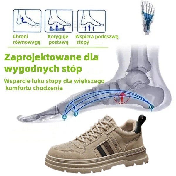 (🔥Dzisiaj 60% zniżki - nie przegap) ⏰Ergonomiczne -- Miękkie i wygodne buty codzienne/sportowe ✅podparcie łuku stopy ułatwia chodzenie