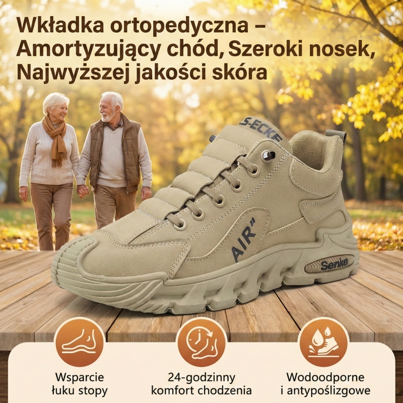 🐂【Wyprodukowano w USA】【⏰50% zniżki dzisiaj - Nie przegap!】✅ Szerokość K + wkładka z pianki memory + skóra premium 🔴Certyfikat CE/urządzenie medyczne