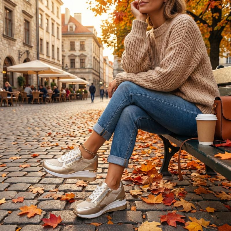 🐂【Skóra premium】【⏰30% zniżki dzisiaj - Nie przegap!】✅Szeroki nosek + konstrukcja zamka + wkładka z pianki memory 🔴Certyfikat CE/urządzenie medyczne