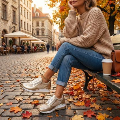 🐂【Skóra premium】【⏰30% zniżki dzisiaj - Nie przegap!】✅Szeroki nosek + konstrukcja zamka + wkładka z pianki memory 🔴Certyfikat CE/urządzenie medyczne