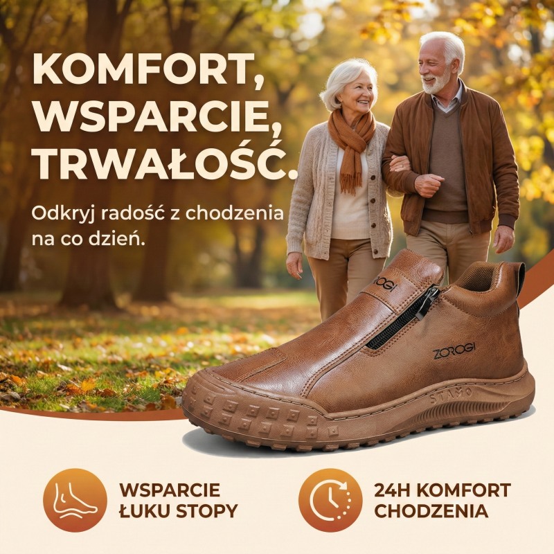 🐂【Wyprodukowano w USA】【⏰50% zniżki dzisiaj - Nie przegap!】✅ Szerokość K + wkładka z pianki memory + skóra premium 🔴Certyfikat CE/urządzenie medyczne