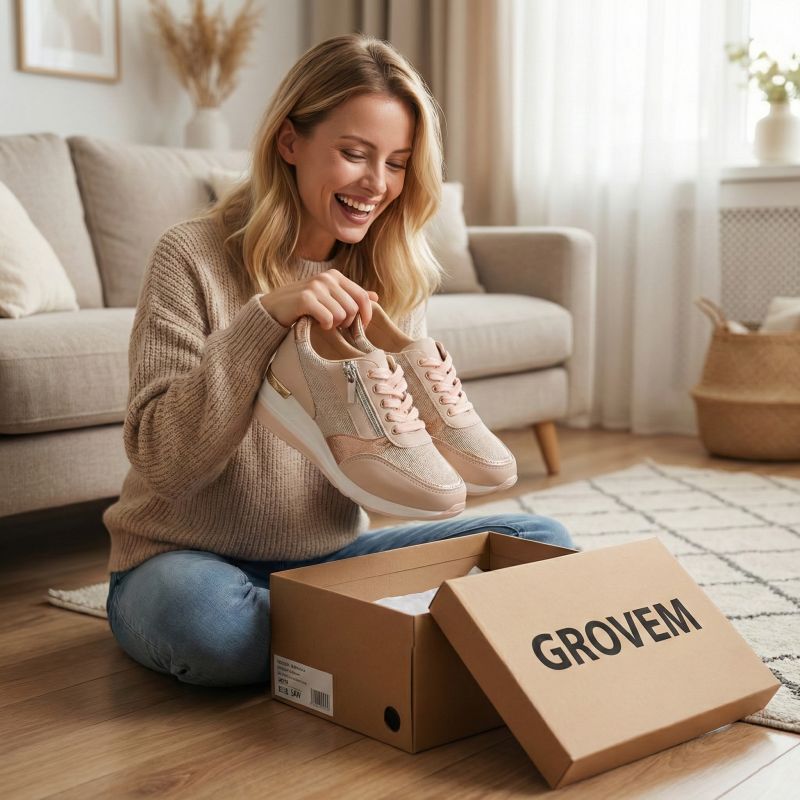 🐂【Skóra premium】【⏰30% zniżki dzisiaj - Nie przegap!】✅Szeroki nosek + konstrukcja zamka + wkładka z pianki memory 🔴Certyfikat CE/urządzenie medyczne