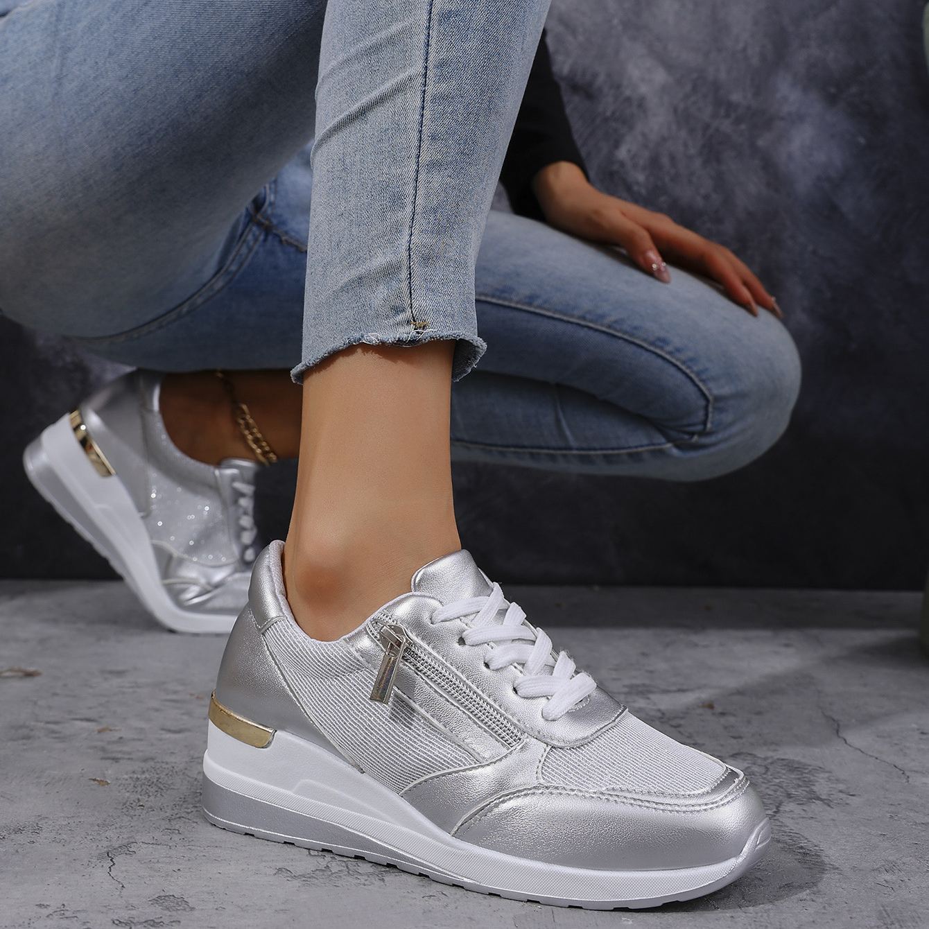 🐂【Skóra premium】【⏰30% zniżki dzisiaj - Nie przegap!】✅Szeroki nosek + konstrukcja zamka + wkładka z pianki memory 🔴Certyfikat CE/urządzenie medyczne