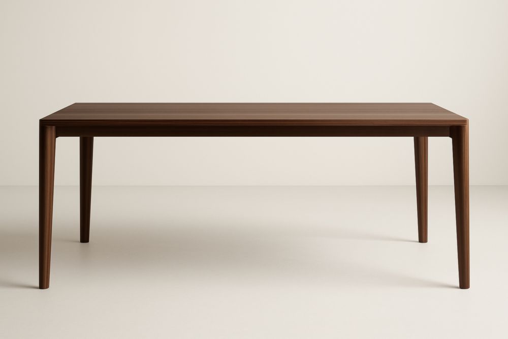 Table à manger rectangulaire Noyer 180x90x75 cm Bois d'ingénierie