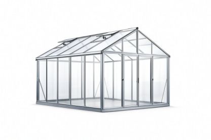 Serre de Jardin Aluminium Verre Trempé 300x400x250 cm