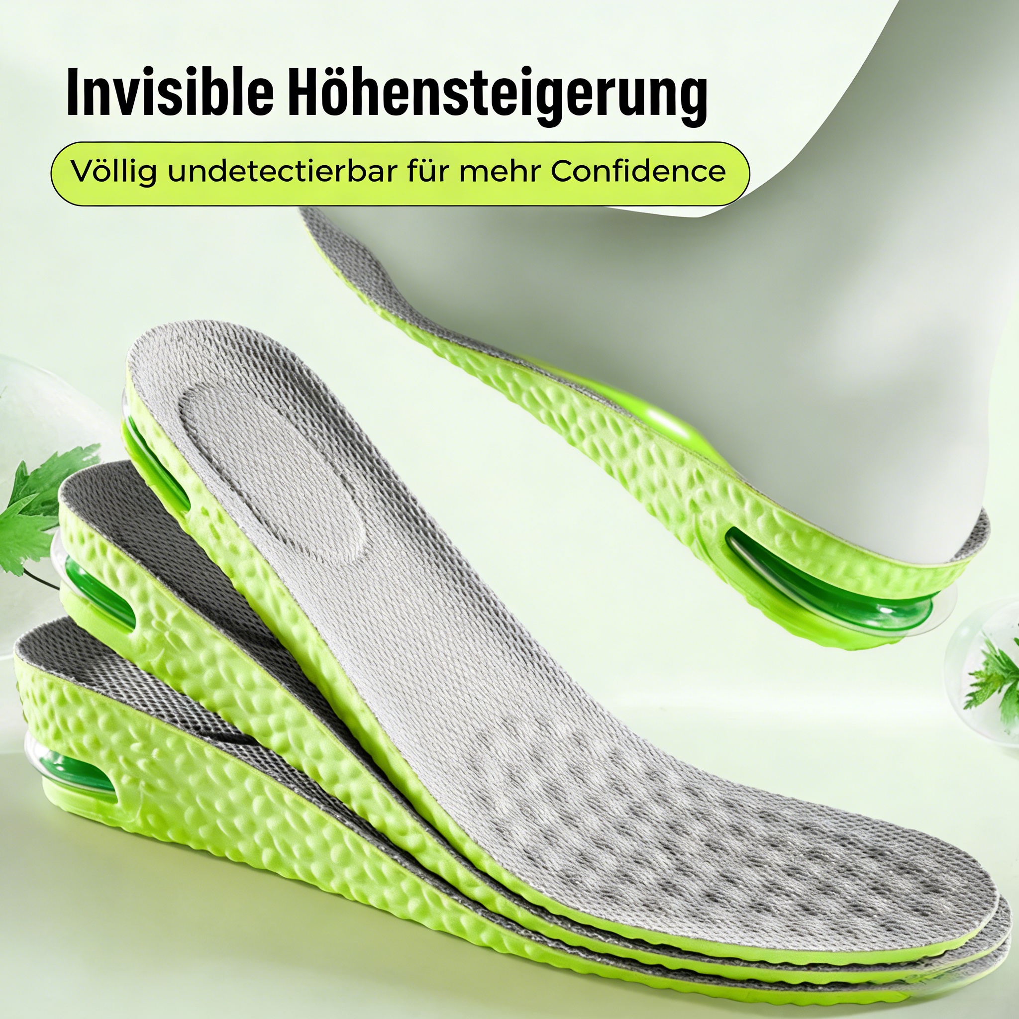 👞Bequeme Luftkissen-Einlegesohlen mit Größenvorteil
