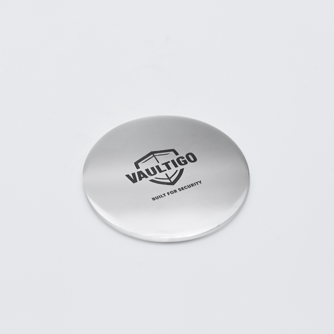 Stainless Steel Circle-Seed Phrase Storage