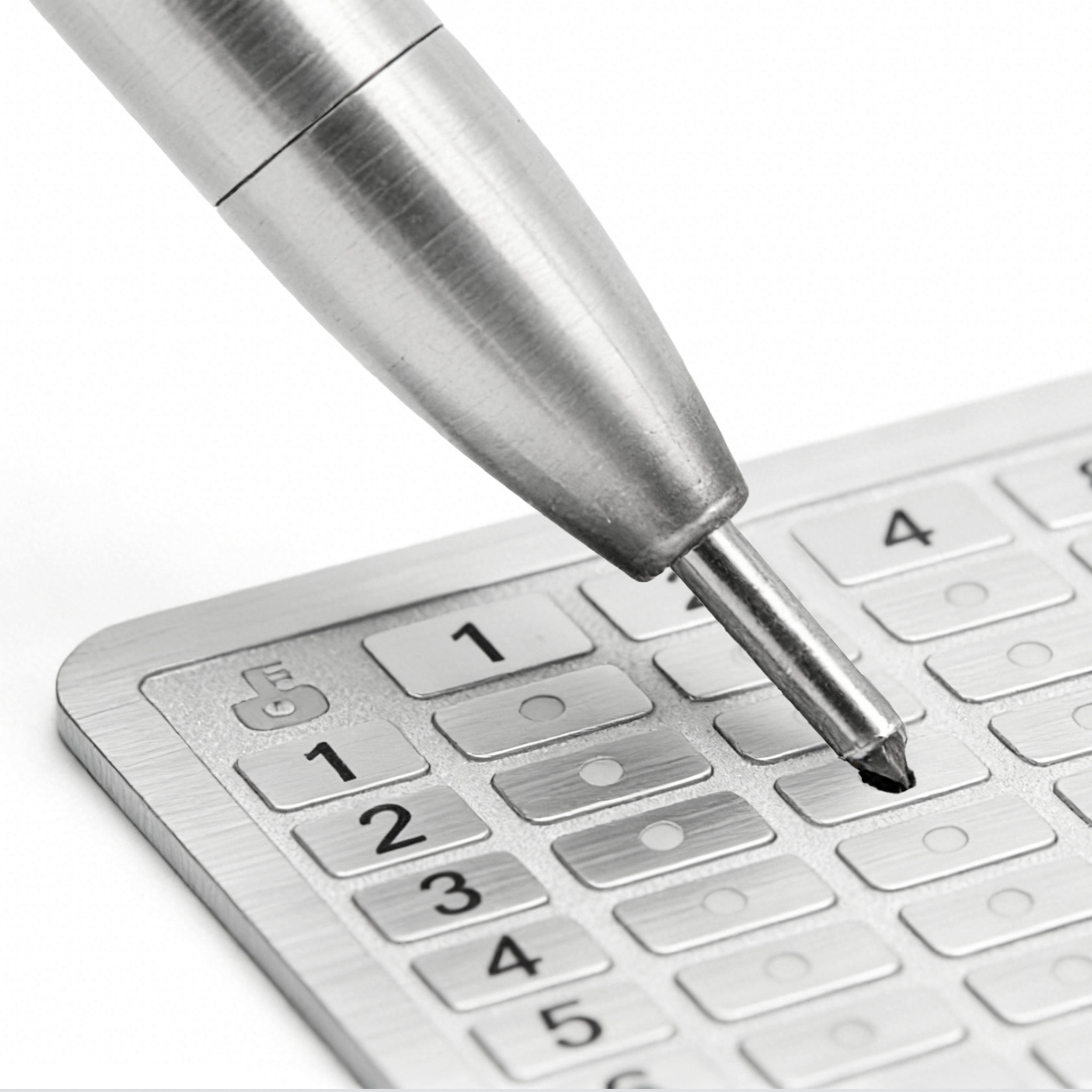 304 Stainless Steel Manual Center Punch Tool (Tungsten Steel Tip)