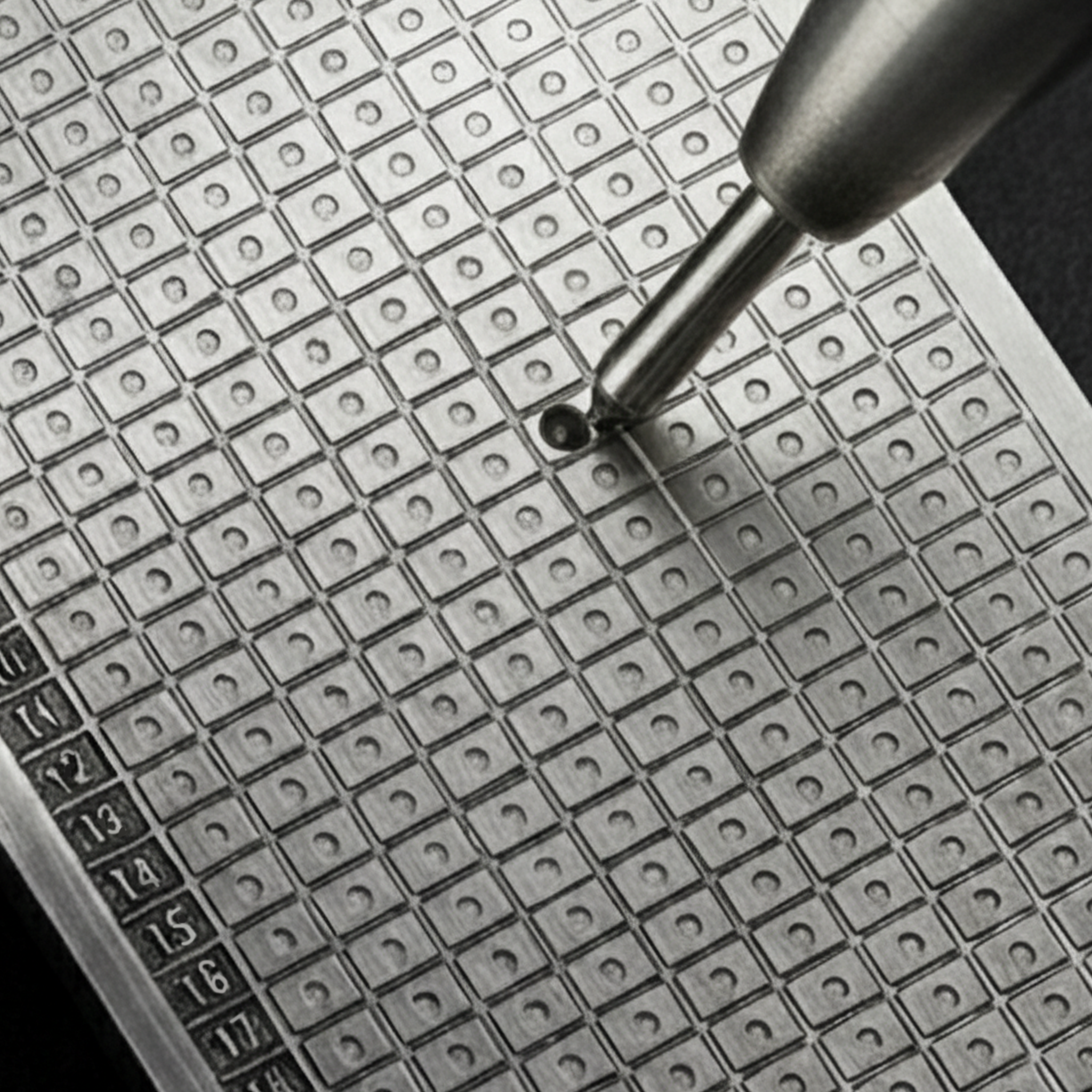 304 Stainless Steel Manual Center Punch Tool (Tungsten Steel Tip)