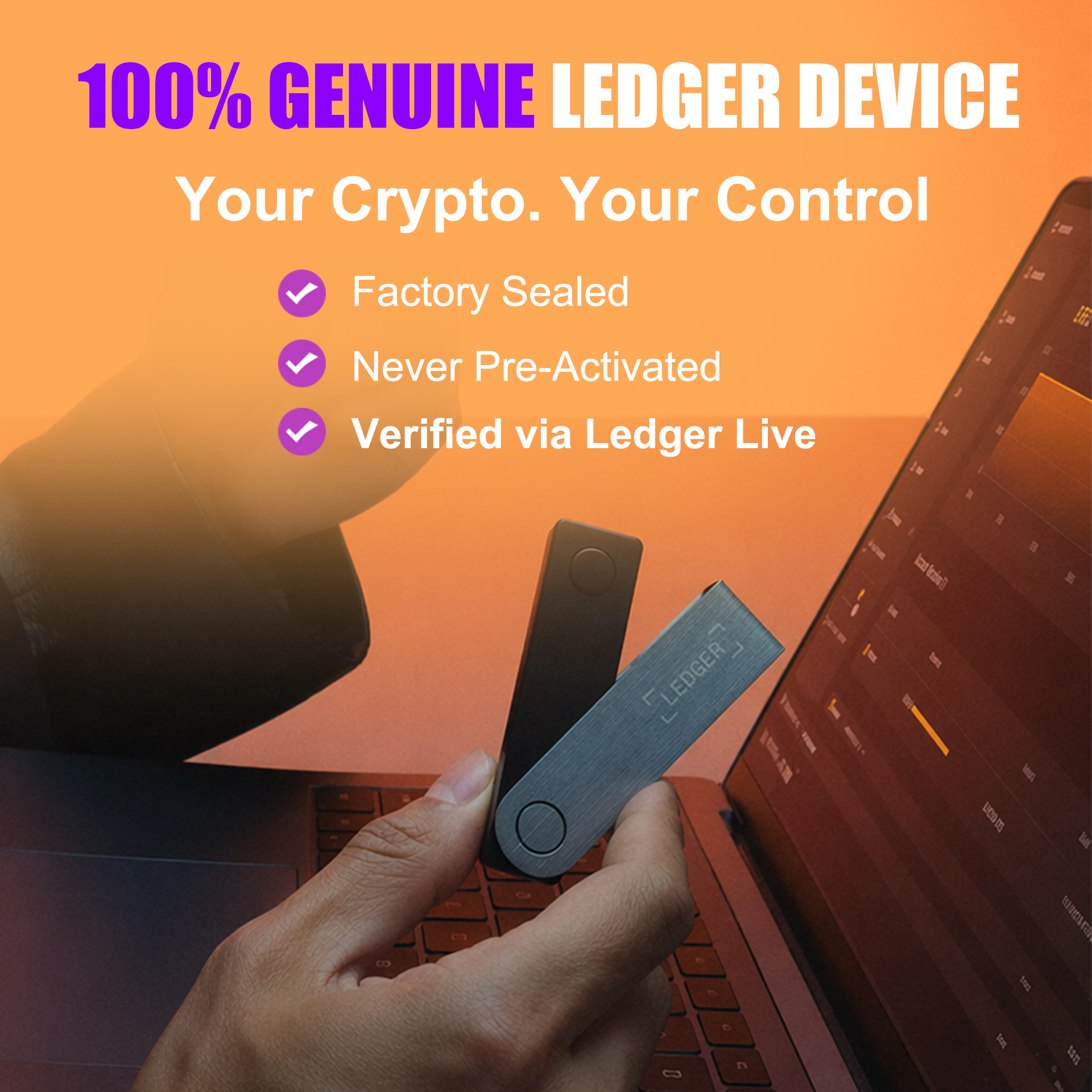 Ledger Nano X™ Secure Crypto Hardware Wallet