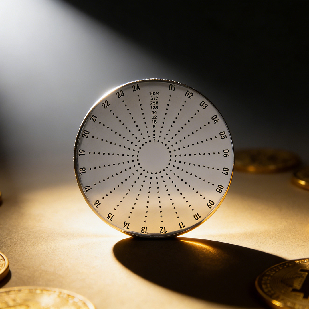 Vaultigo Seed Phrase Plate with Bitcoin