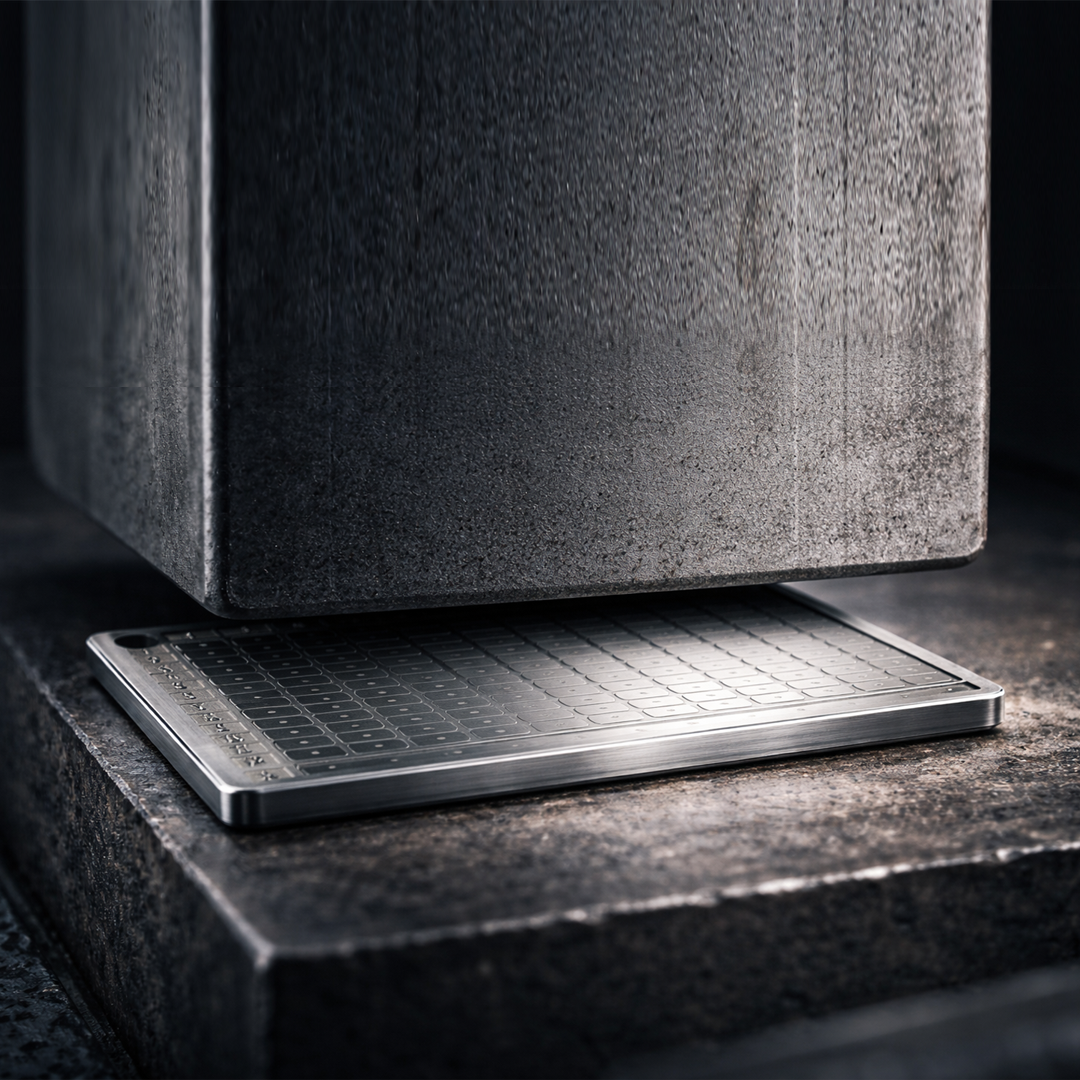 Titanium Mini Rectangle Seed Phrase Backup Plate🎁Free Gift🎁