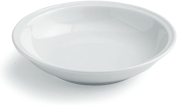 Blanc 18-Piece Plate Set for 6 People, Porcelain, White, Made in Italy