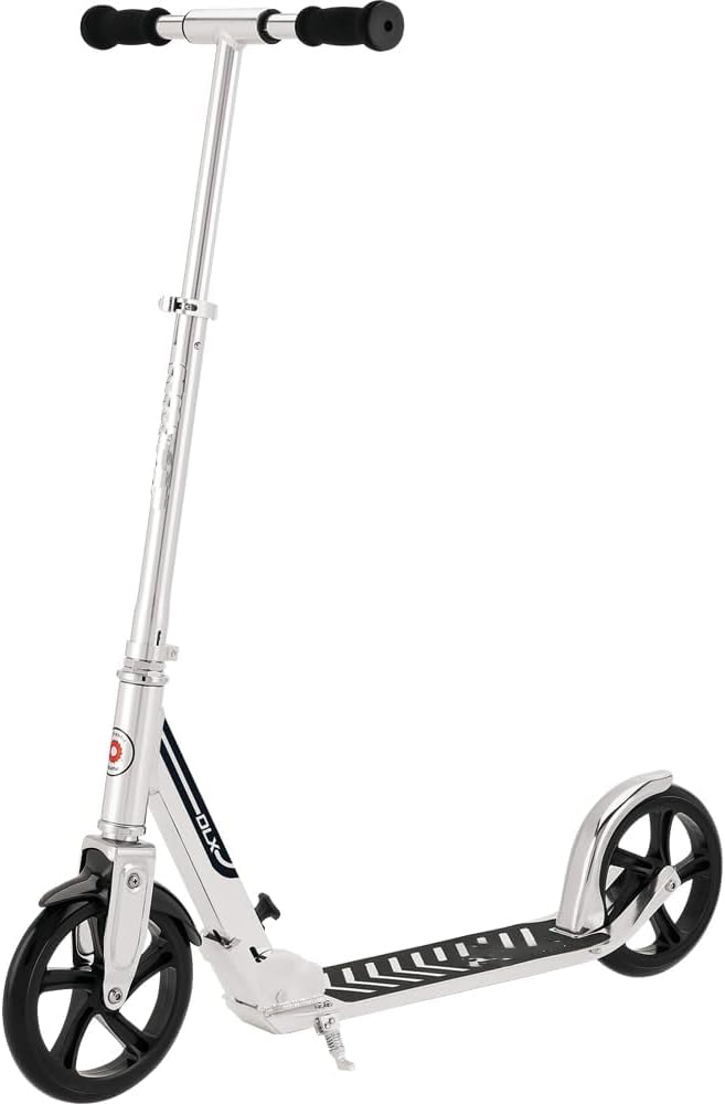 A5 DLX Kick Scooter for Kids Ages 8+ - 8" Urethane Wheels, Foldable, Anti-Rattle Handlebars, for Riders up to 220 lbs