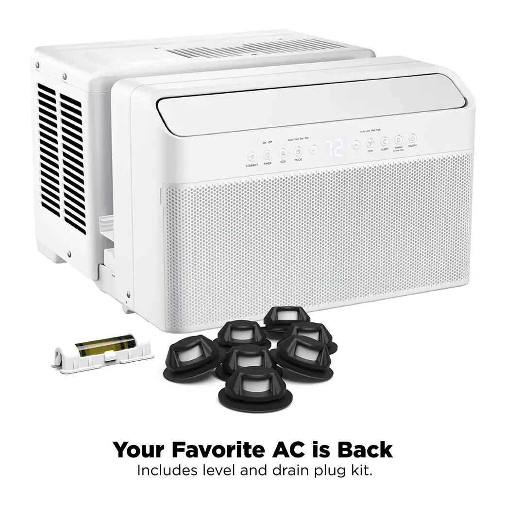 8,000 BTU U-Shaped Wi-Fi Enabled Window Air Conditioner