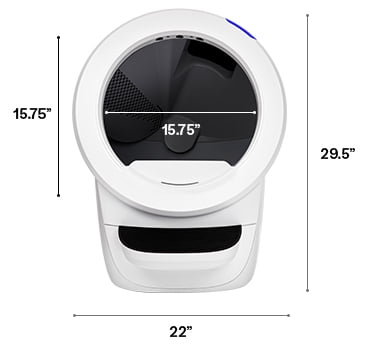 Self-Cleaning Cat Litter Box with Accessories, Black