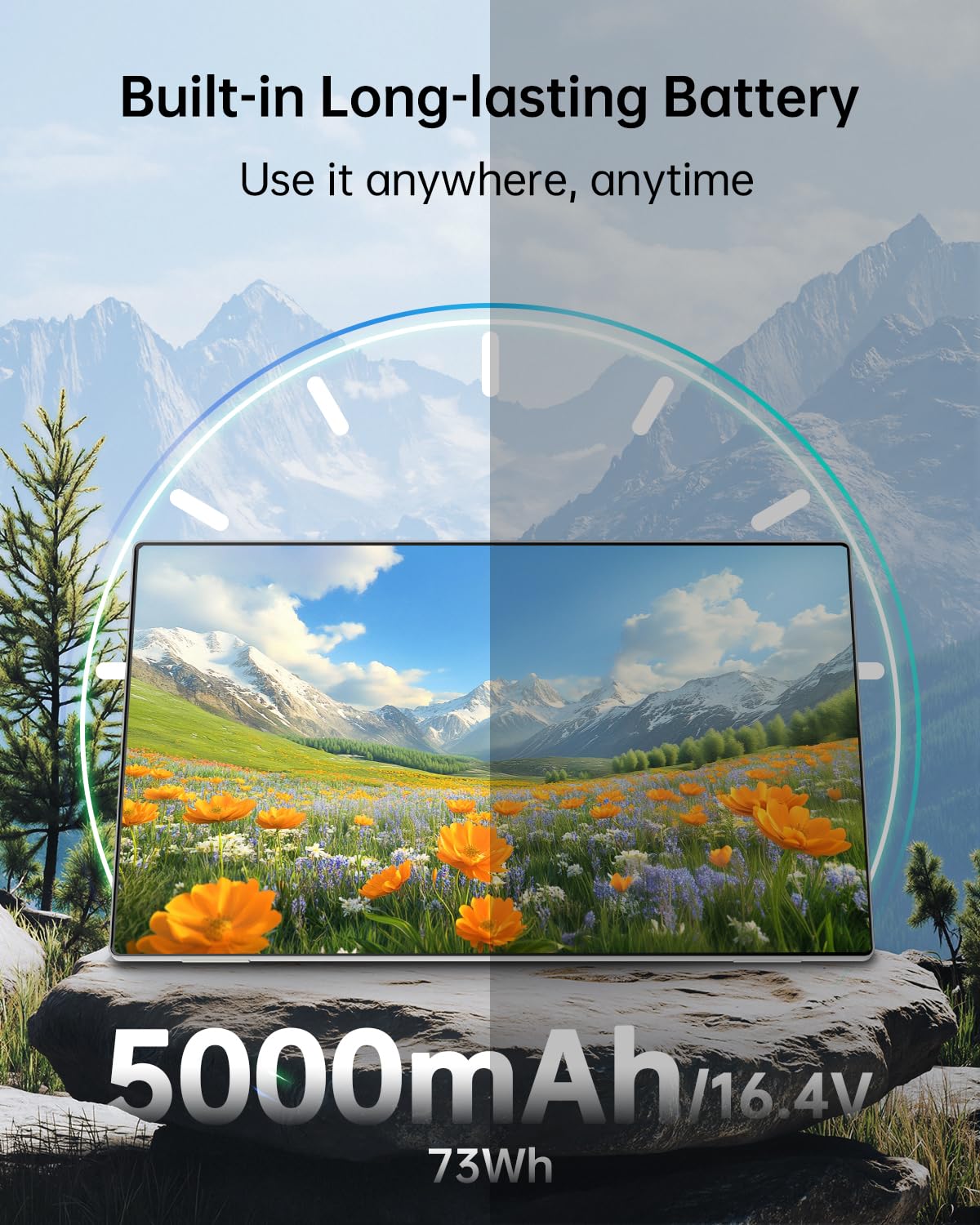 25 Inch Portable TV - Smart Touch Screen with Google Play