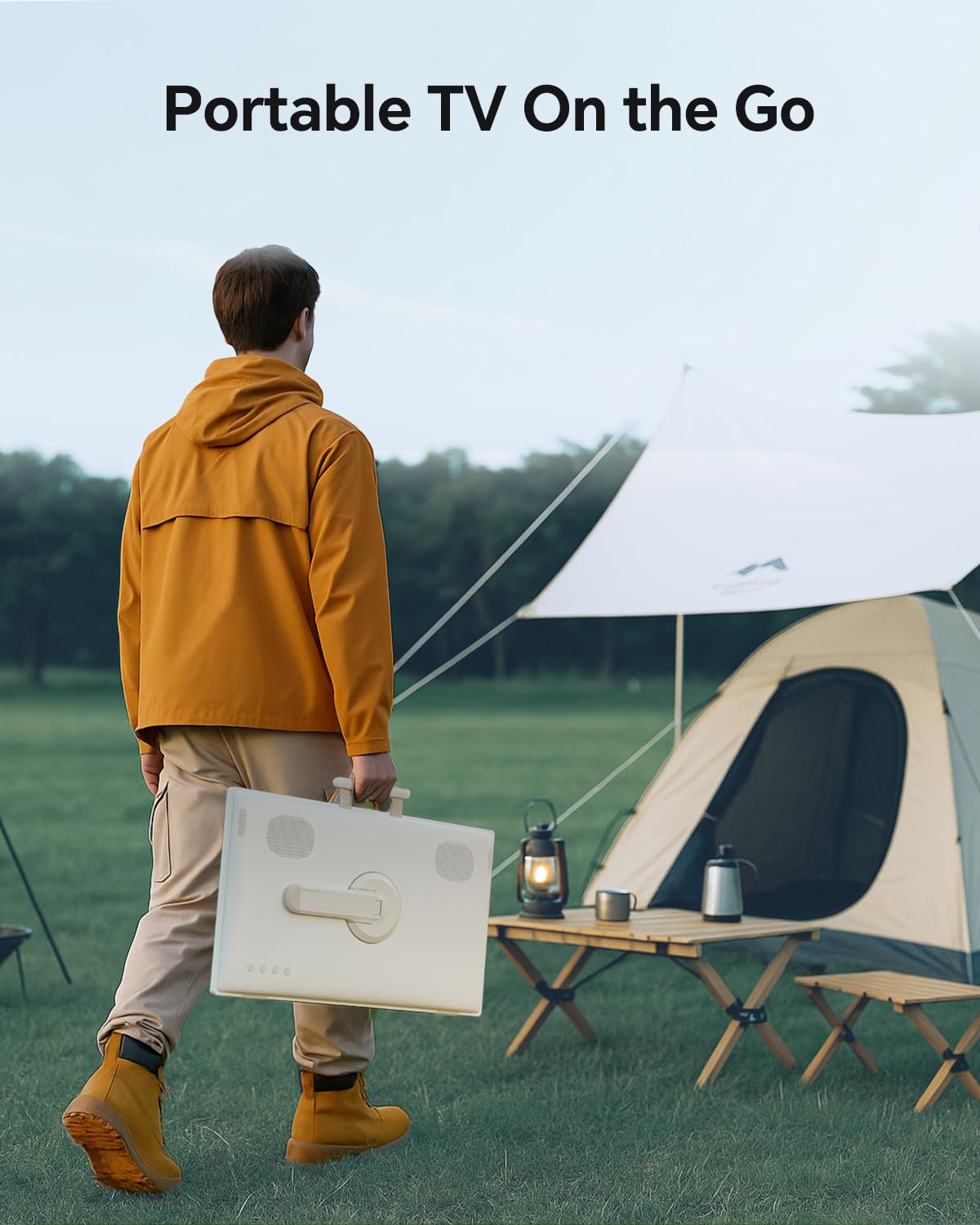 25 Inch Portable TV - Smart Touch Screen with Google Play