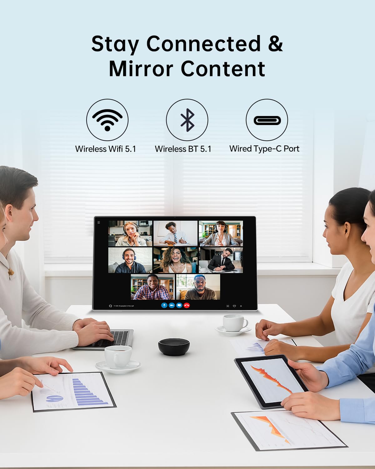 25 Inch Portable TV - Smart Touch Screen with Google Play