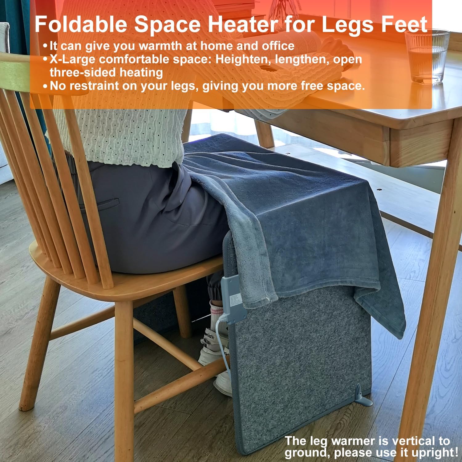 🎉Last Day 50% OFF⏰️Foldable Leg Warmer With Soft Blanket