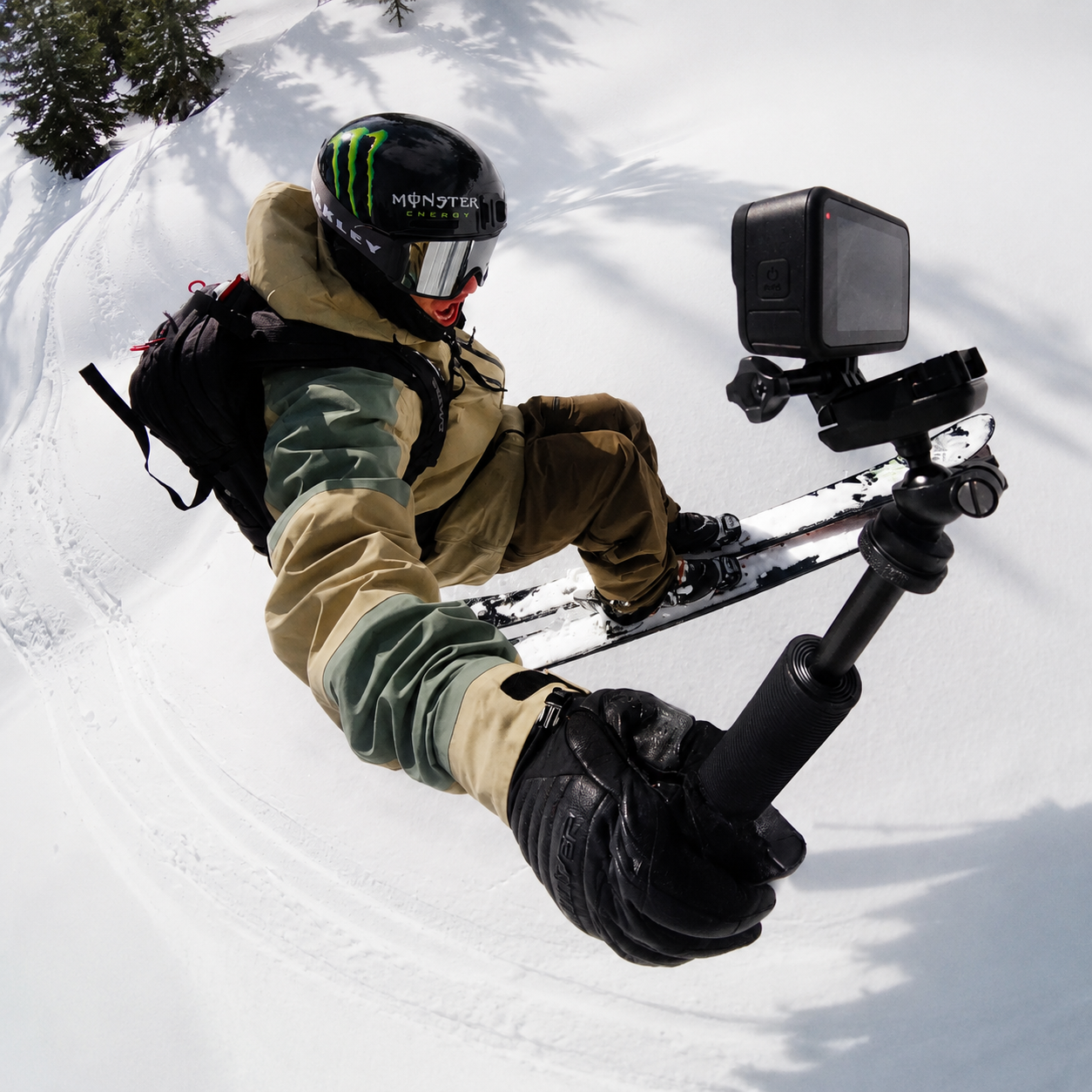 Black Action Camera + HB-Series Lens Collection - Waterproof Vlog Camera