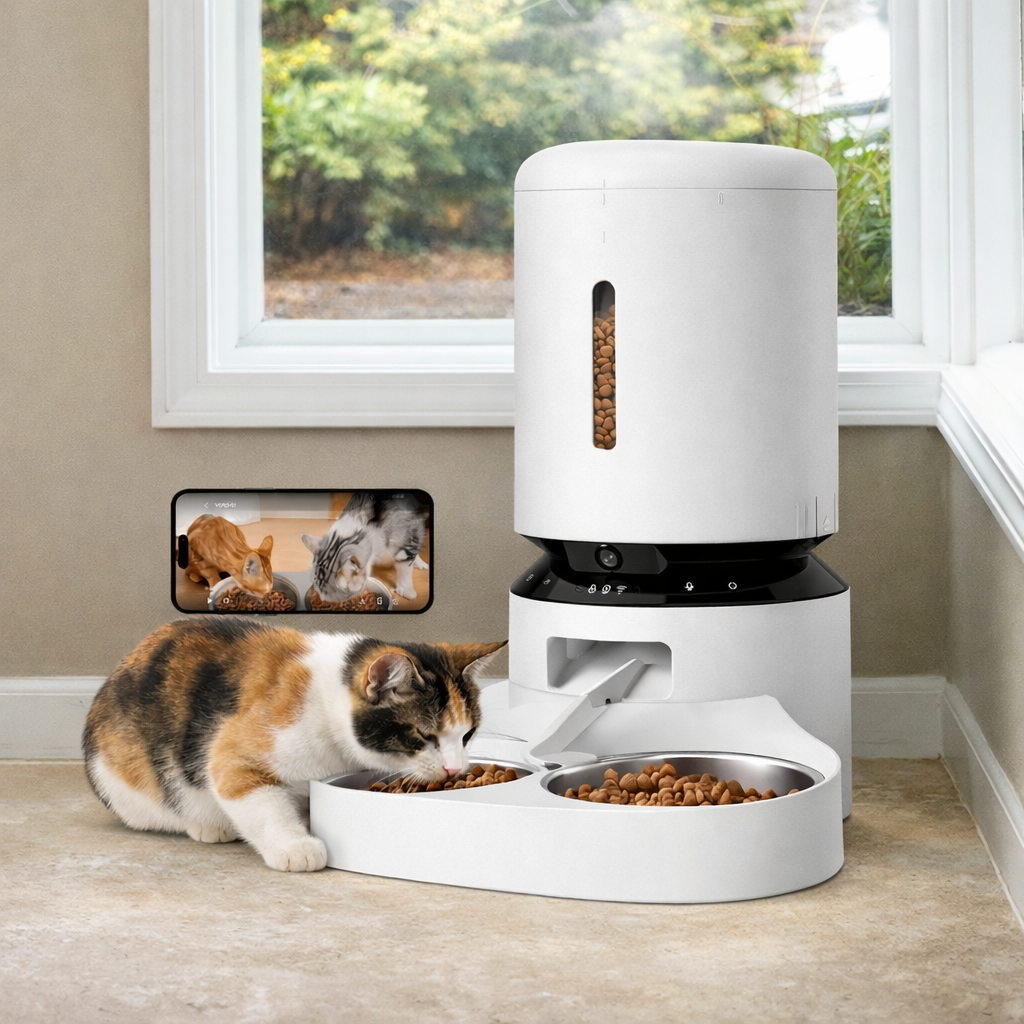 Smart Automatic Pet Feeder With 1080HD Camera