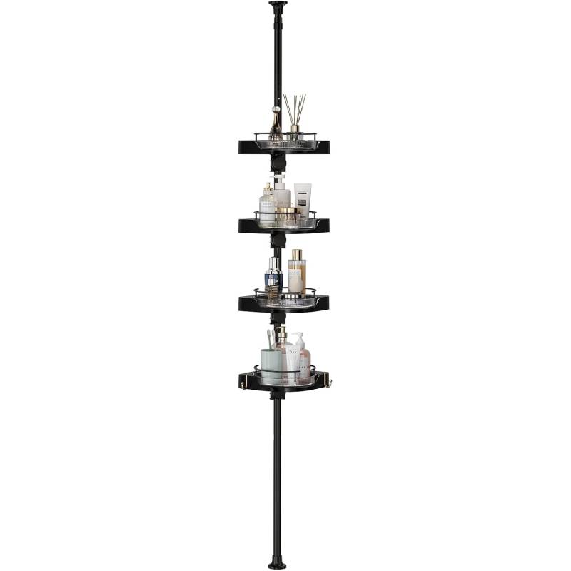 360° Rotating Shower Caddy Tension Pole