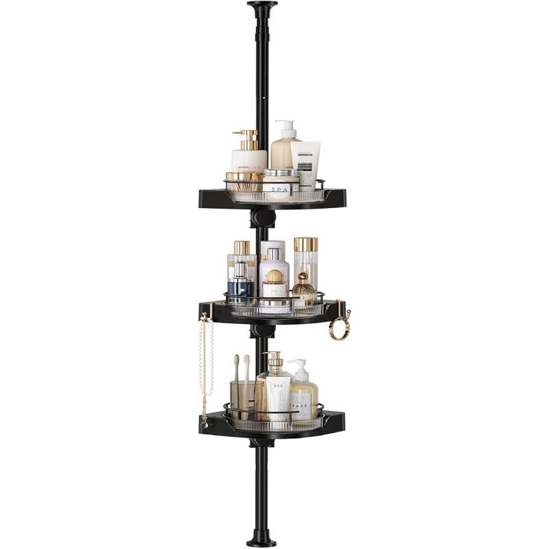 360° Rotating Shower Caddy Tension Pole